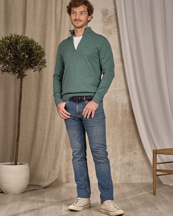 Pull col camionneur vert Pull col camionneur vert