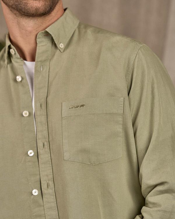 Chemise unie vert Chemise unie vert
