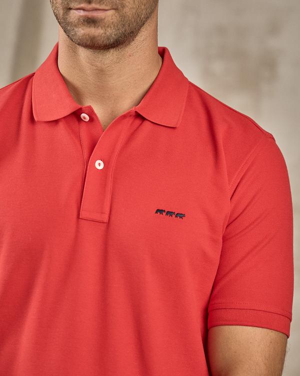 Polo Collin rouge Polo Collin rouge
