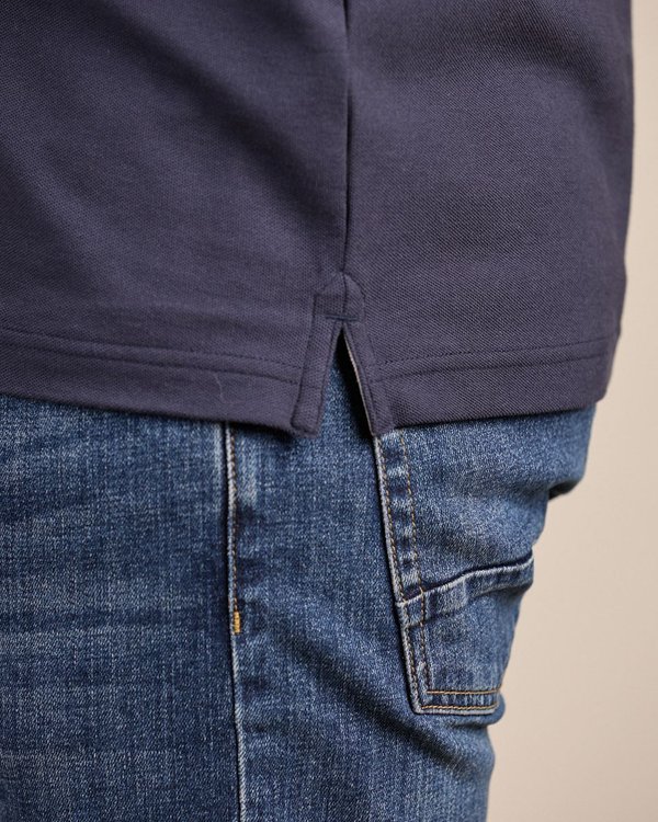 Polo détail col bleu Polo détail col bleu