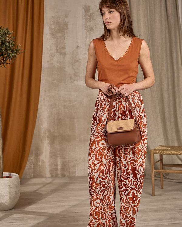 Pantalon fluide rouge Pantalon fluide rouge