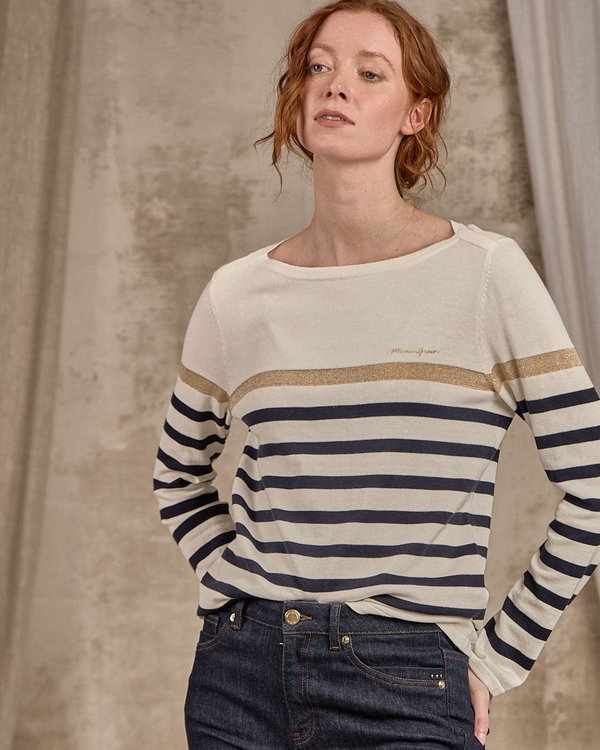 Pull rayé blanc Pull rayé blanc