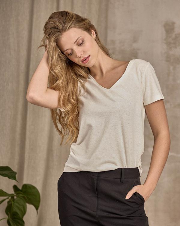 T-shirt col V blanc T-shirt col V blanc
