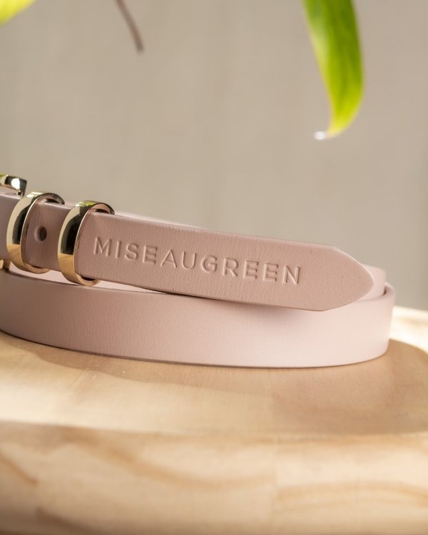 Ceinture fine en cuir lisse Ceinture fine en cuir lisse