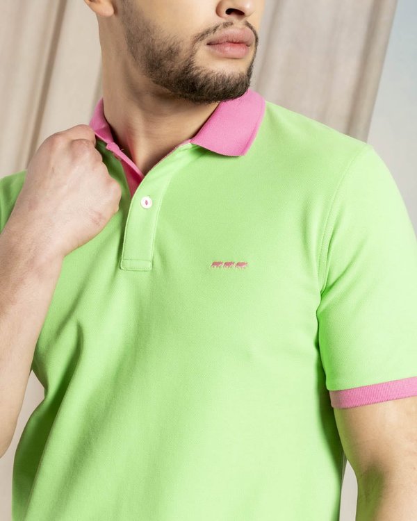 Polo contrasté Polo contrasté