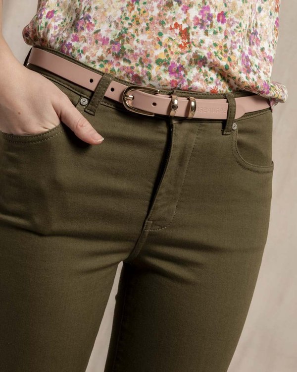Ceinture fine en cuir lisse Ceinture fine en cuir lisse
