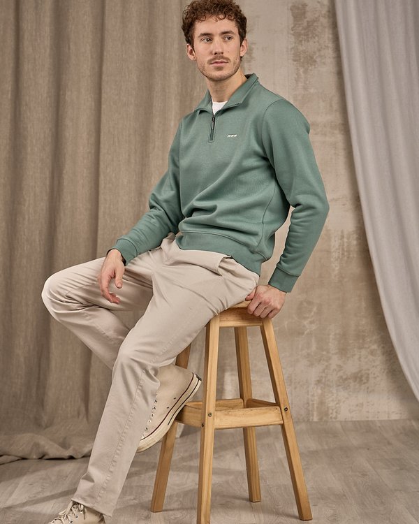Sweat col camionneur vert Sweat col camionneur vert