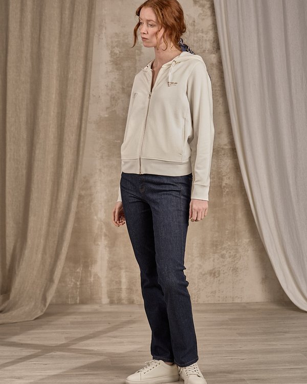 Sweat zippé blanc Sweat zippé blanc