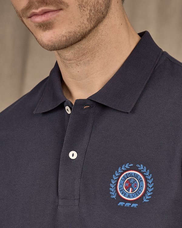 Polo blason bleu Polo blason bleu