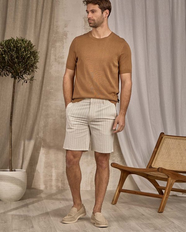 T-shirt maille beige T-shirt maille beige