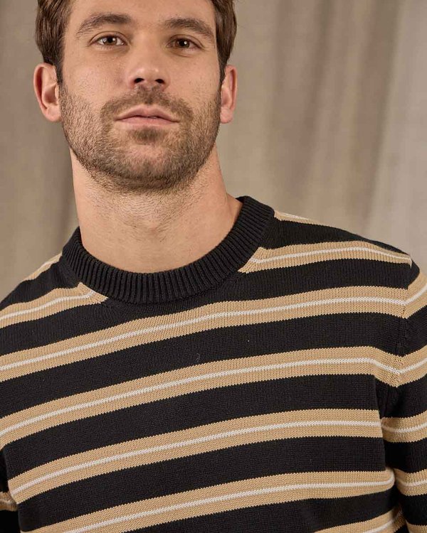 Pull col rond beige Pull col rond beige