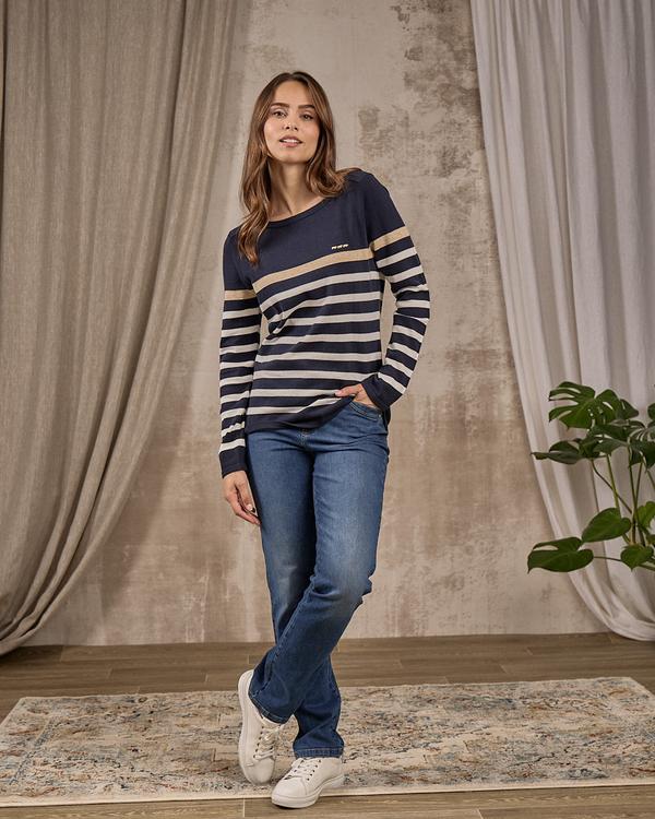 Pull rayé bleu Pull rayé bleu