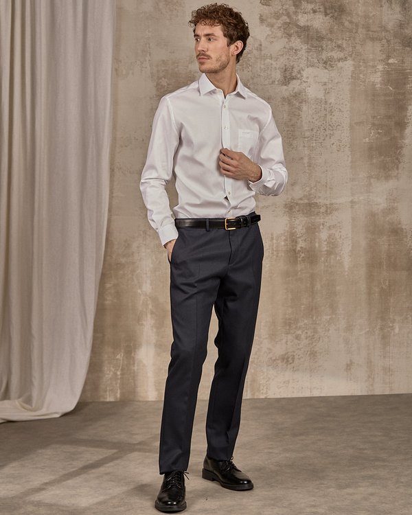 Chemise unie blanc Chemise unie blanc