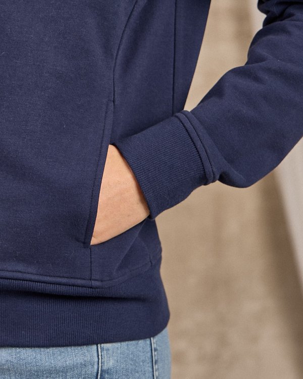 Sweat zippé bleu Sweat zippé bleu
