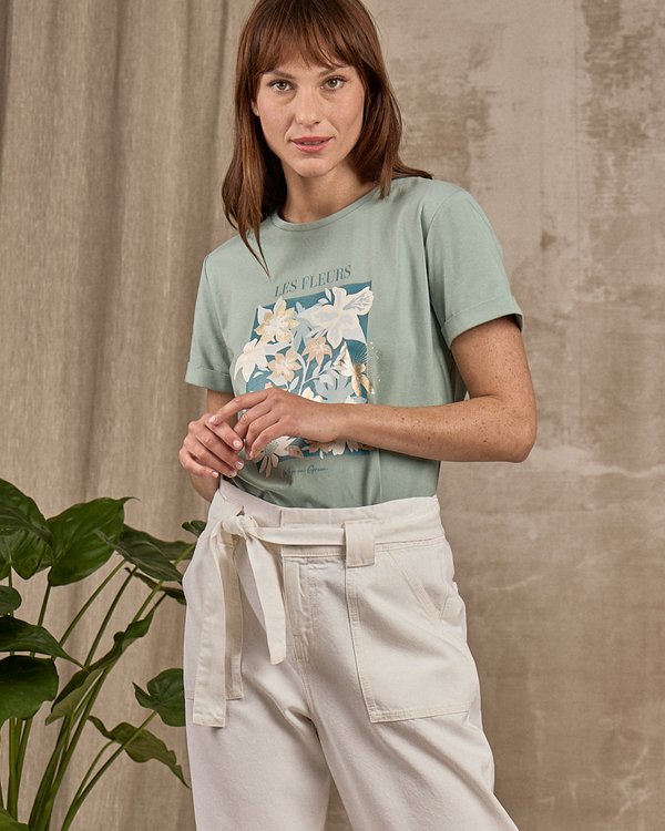 T-shirt Dahlia beige T-shirt Dahlia beige