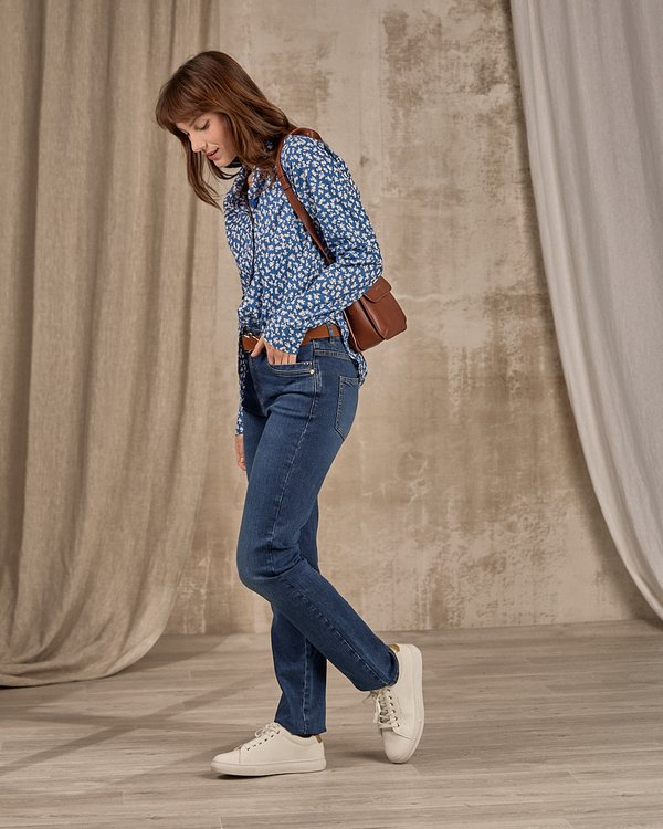 Chemise imprimée bleu Chemise imprimée bleu