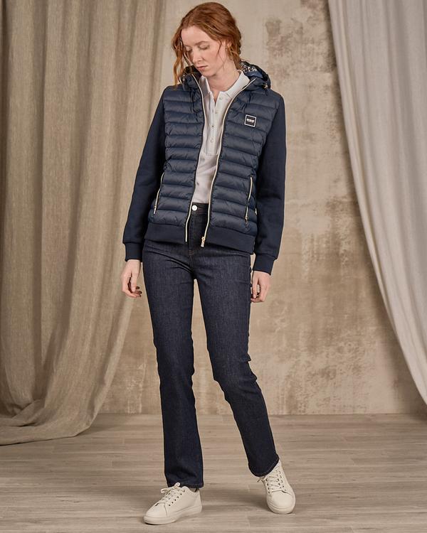 Cardigan zippé bleu Cardigan zippé bleu