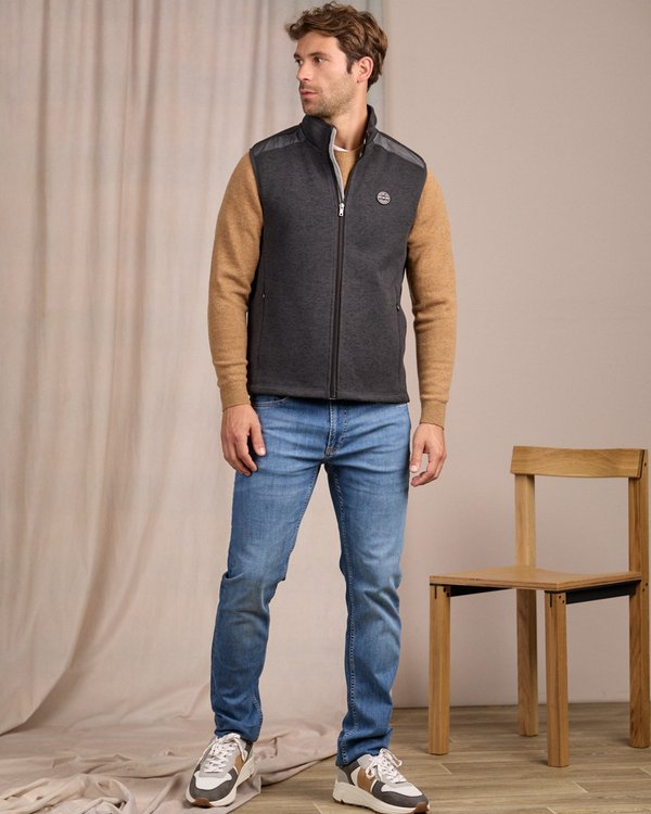 Polaire sans manches gris Polaire sans manches gris