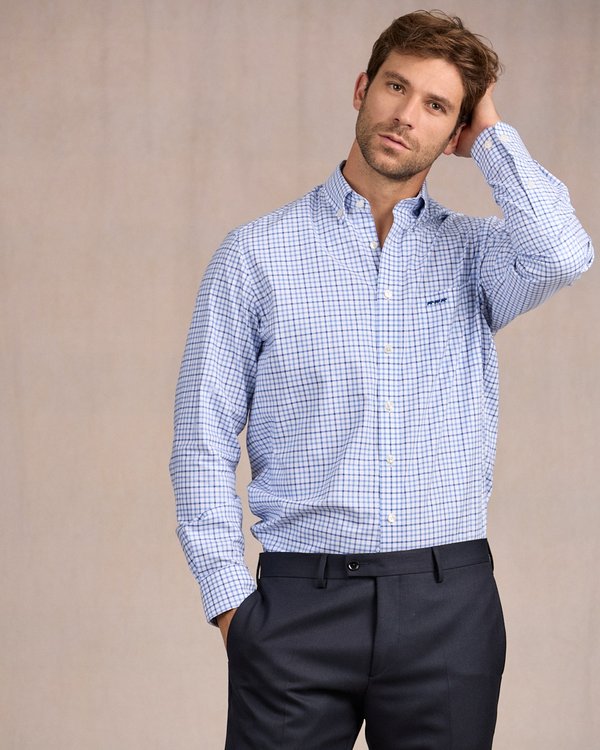 Chemise à carreaux bleu Chemise à carreaux bleu