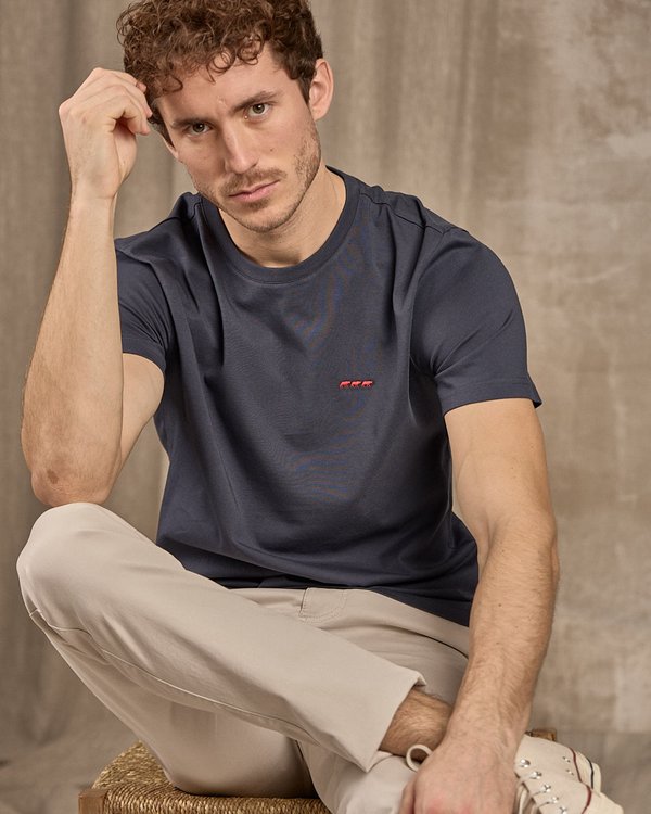 T-shirt Cédric bleu