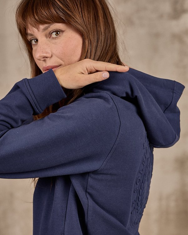 Sweat zippé bleu Sweat zippé bleu