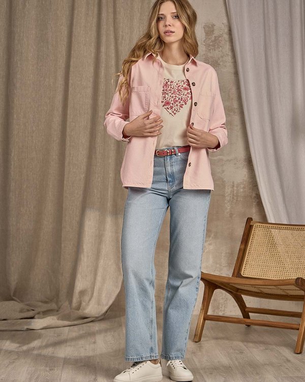 Surchemise Enora rose Surchemise Enora rose