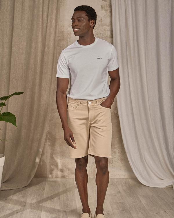 Bermuda denim beige