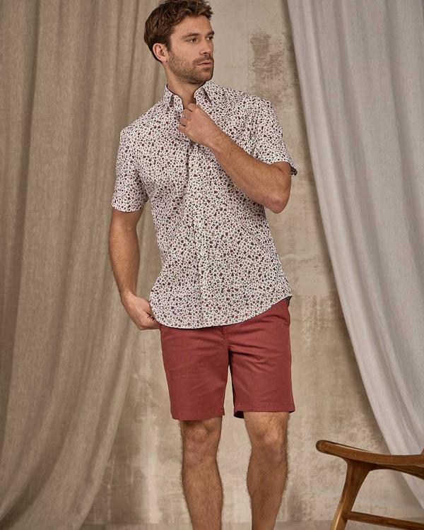 Chemise fleurie blanc Chemise fleurie blanc