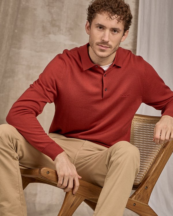 Pull Carlos rouge Pull Carlos rouge