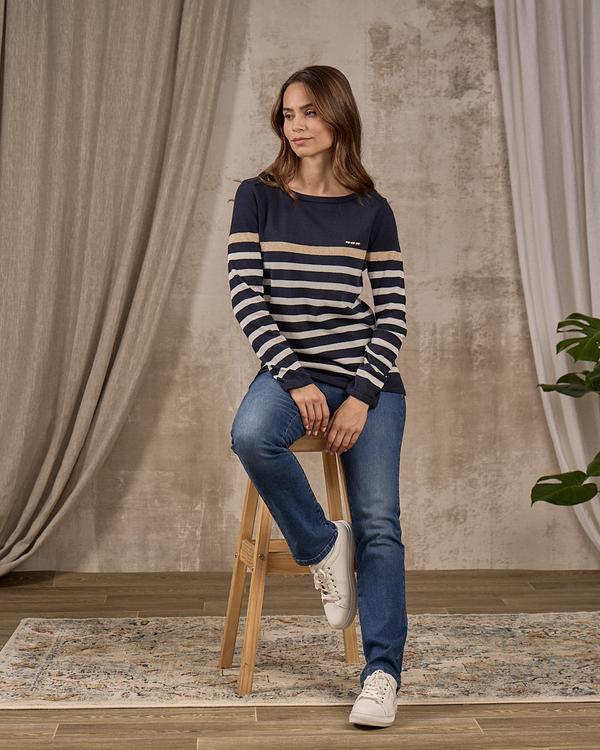Pull rayé bleu Pull rayé bleu