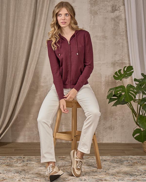 Cardigan Edwige rouge