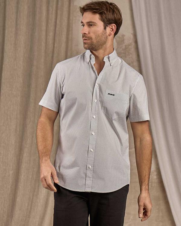Chemise micro motifs blanc Chemise micro motifs blanc
