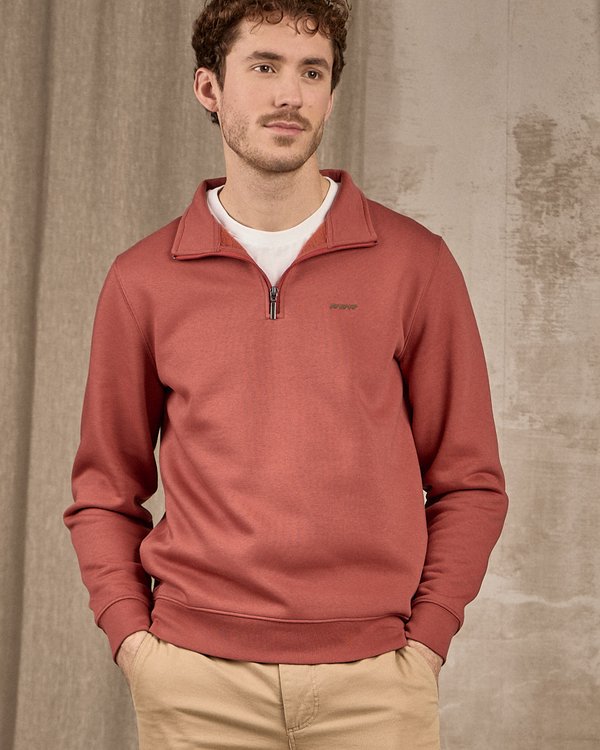Sweat col camionneur rose Sweat col camionneur rose