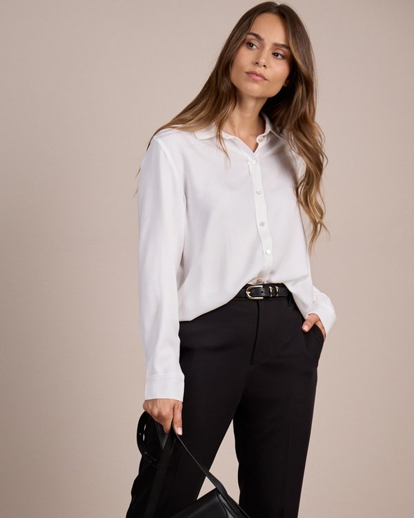 Chemise unie blanc Chemise unie blanc