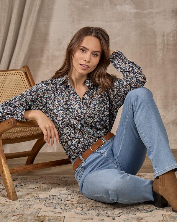 Chemise Émilia bleu