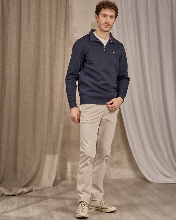Sweat col camionneur bleu Sweat col camionneur bleu
