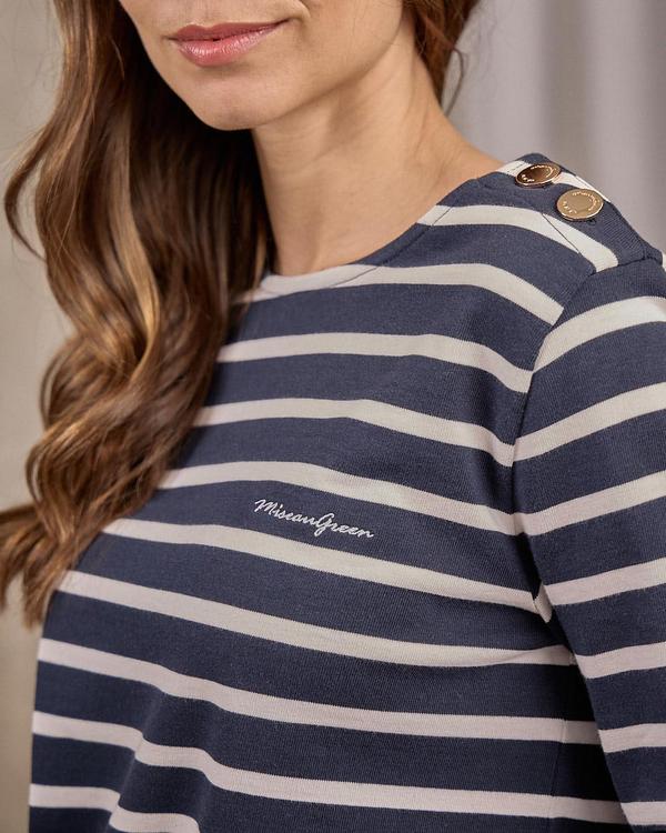 T-shirt marinière bleu