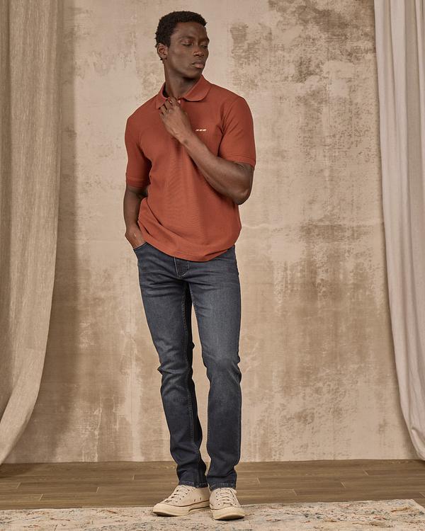 Polo Collin rouge
