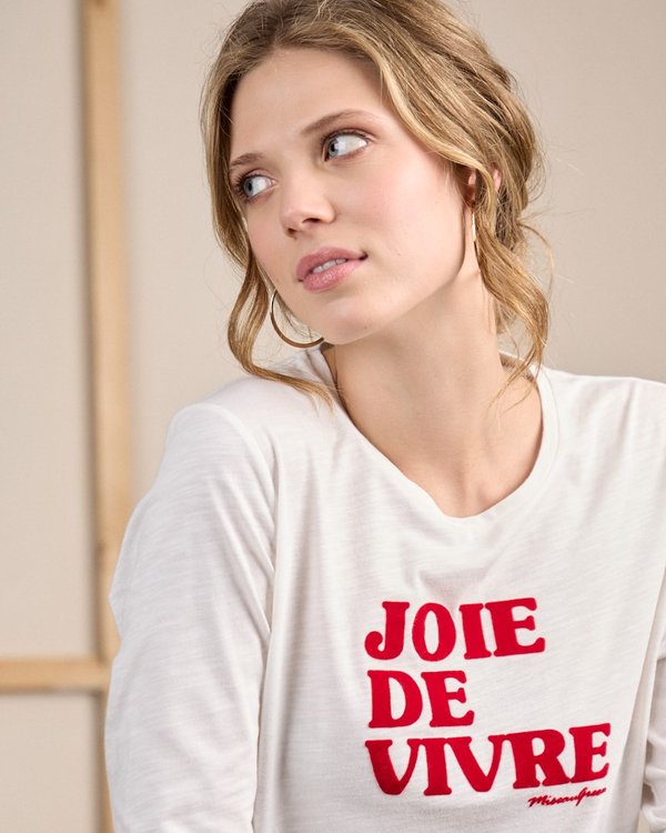 T-shirt message blanc T-shirt message blanc