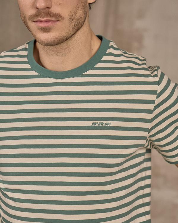 T-shirt rayé vert T-shirt rayé vert