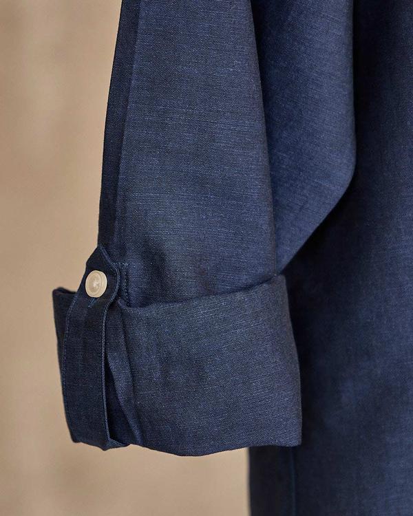 Chemise unie bleu