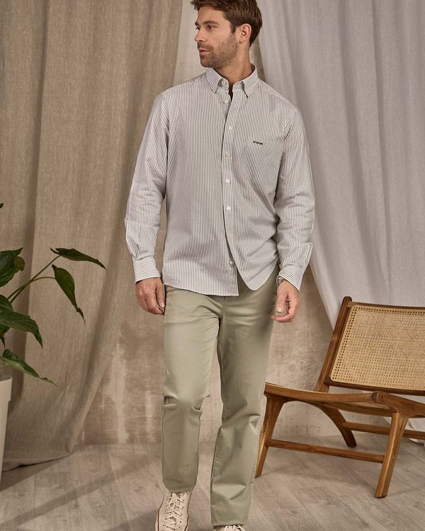 Chemise rayée vert Chemise rayée vert