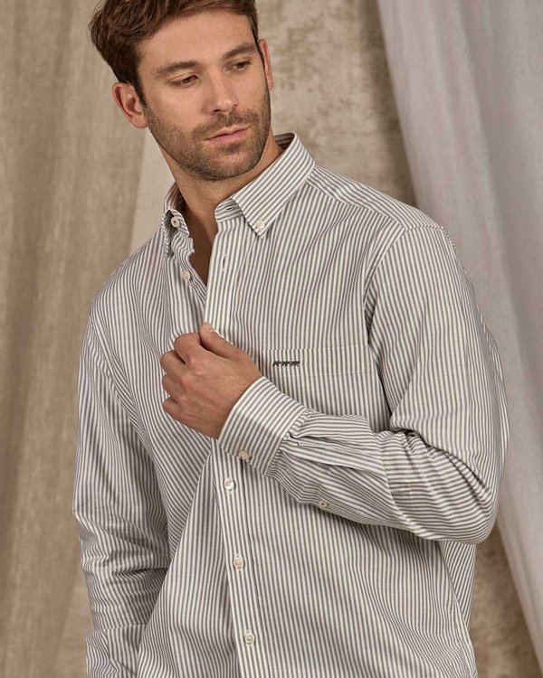 Chemise rayée vert Chemise rayée vert