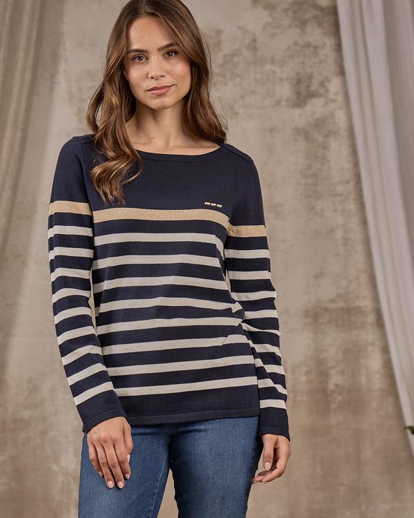 Pull rayé bleu Pull rayé bleu