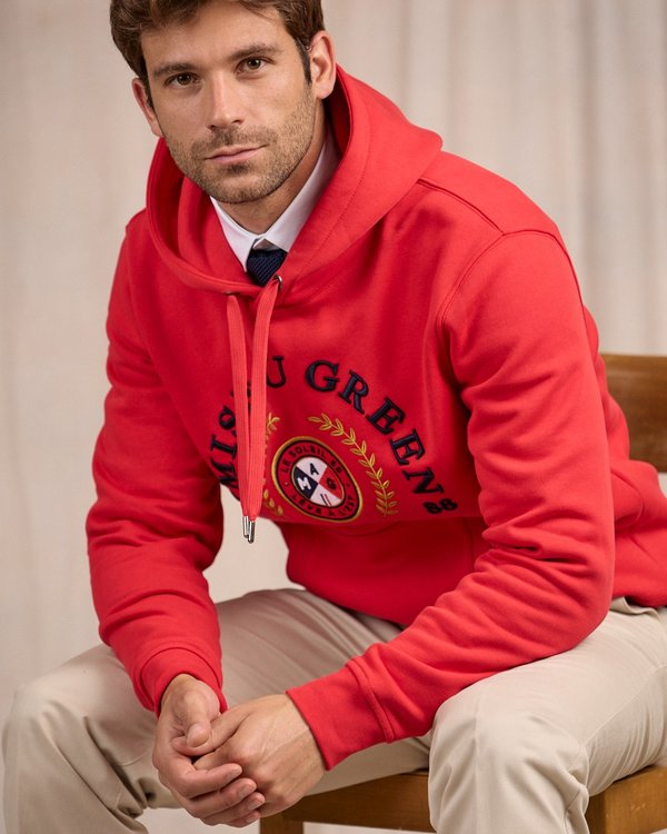 Hoodie blason rouge Hoodie blason rouge