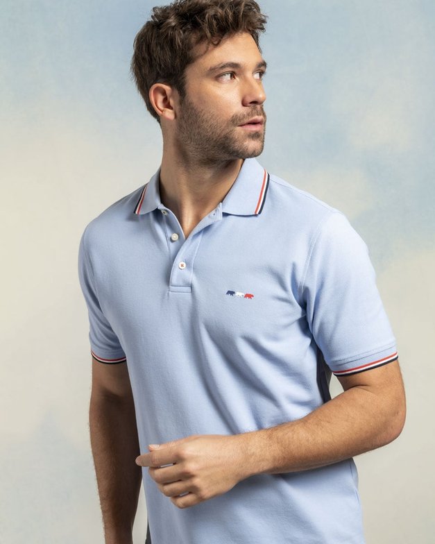 Polo terre de online marin homme