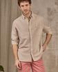 Chemise unie beige Chemise unie beige