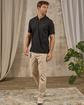 Polo col zippé noir