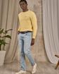 Pull nid d'abeille jaune Pull nid d'abeille jaune