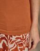 Top en maille rouge